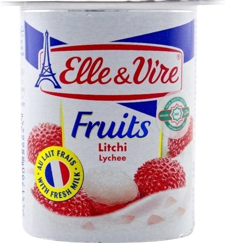 Elle &amp; Vire Yogurt Lychee 125 g
