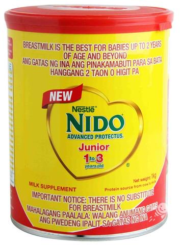 NIDO Junior 1-3 Years Old Milk Supplement Powder 1 kg