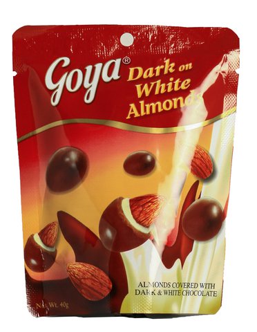 Goya Almond Dark On White 40 g