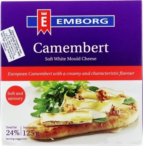 Emborg Dan Camembert White Mould Cheese 125 g