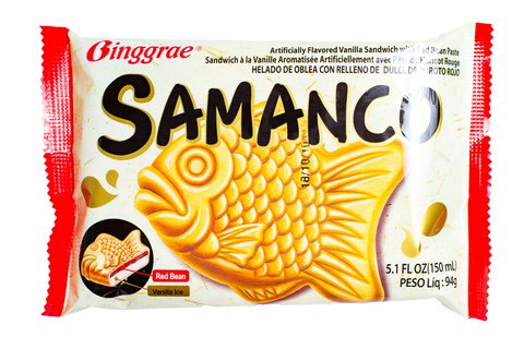 Samanco Red Bean Ice Cream Sandwich 150 ml