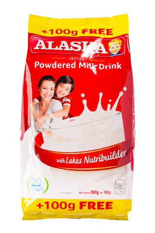 Alaska Powdered Family Milk Plain 900 g