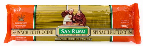 San Remo Spinach Fettuccine 500 g