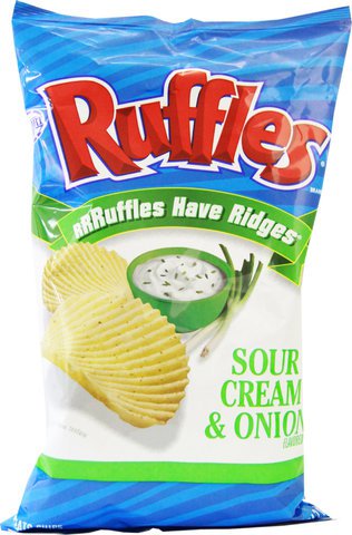 Ruffles Sour Cream And Onion 6.5 oz