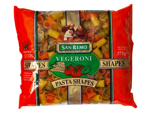 San Remo Vegeroni Shapes 375 g
