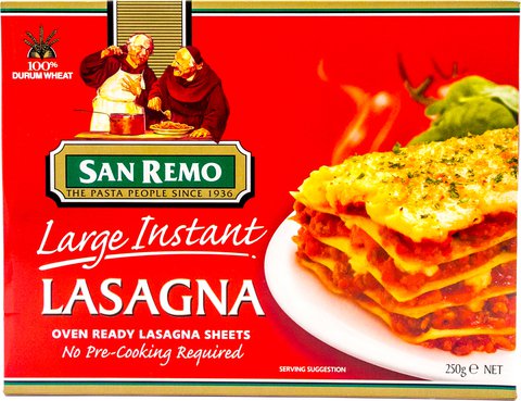 San Remo Large Instant Lasagna 250 g