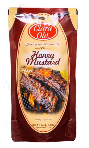 Clara Ole Honey Mustard Barbecue Marinade 250 g