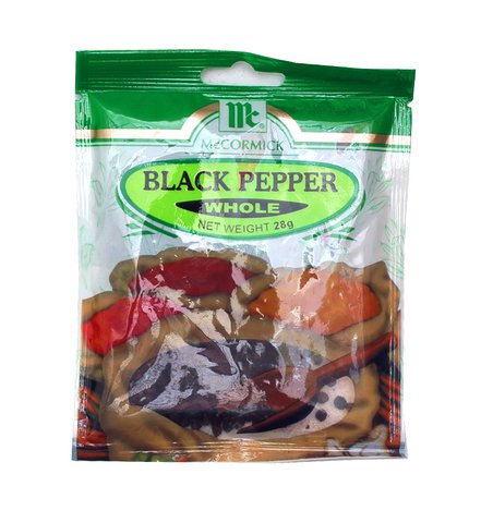 McCormick Black Pepper Whole Pouch 28 g