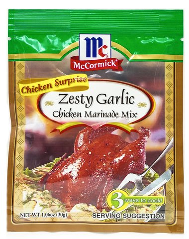McCormick Chicken Marinade Mix Zesty Garlic 30 g