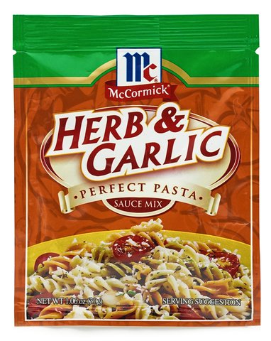 McCormick Herb &amp; Garlic Pasta Sauce Mix 30 g