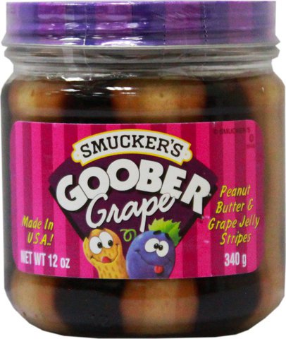 Goober Peanut Butter Grape Stripes 12 oz