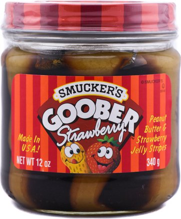 Goober Peanut Butter Strawberry Stripes 12 oz