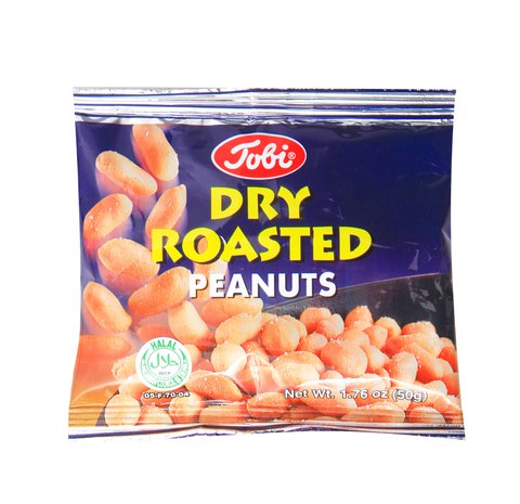 Tobi Dry Roasted Peanut 50 g