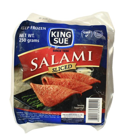 King Sue Salami Sliced 250 g