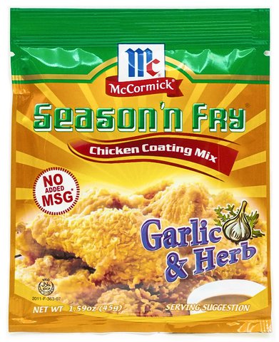 McCormick Chicken Coating Mix Garlic &amp; Herb 45 g