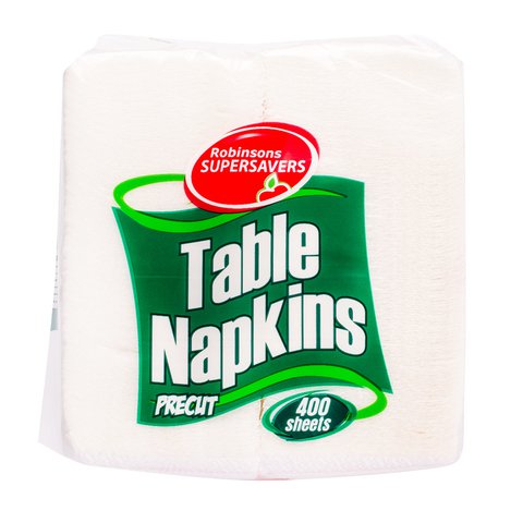 Supersavers Table Napkin Precut 400 sheets /pack