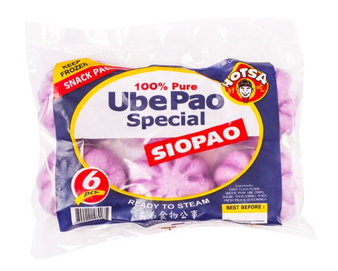 Hotsa Ube Pao Special Siopao 6 pcs /pack