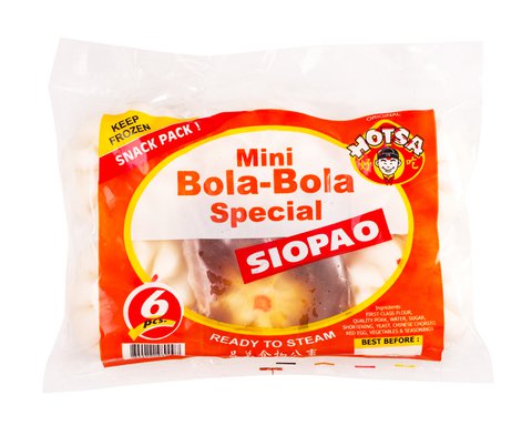 Hotsa Mini Bola-Bola Special Siopao 6 pcs /pack