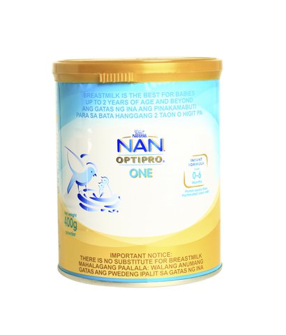NAN Optipro One Baby Formula Powdered Milk Drink (From 0-6 Months) 400 g