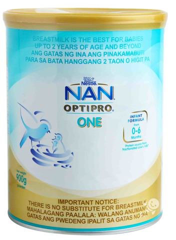 NAN Optipro One Baby Formula Powdered Milk Drink (From 0-6 Months) 900 g