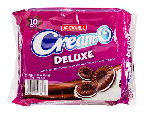 Cream-O Deluxe Chocolate Cookies 1 pack (33 g x 10 pcs)