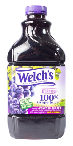 Welch's Fiber 100 % Grape Juice 64 oz