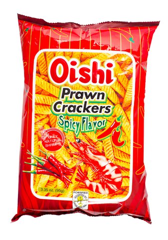 Oishi Prawn Cracker Spicy Flavor 95 g