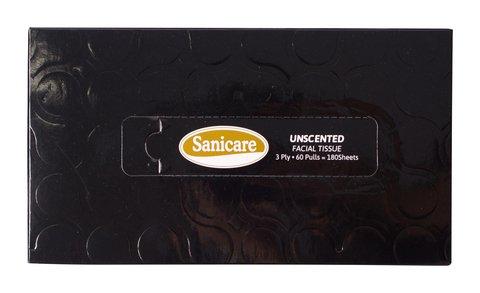 Sanicare Facial Tissue Box 3 Ply 180 sheets /pack