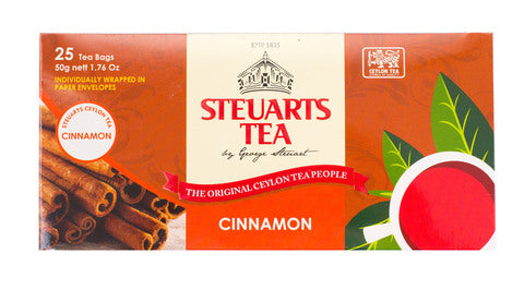 Steuarts Black Tea With Cinnamon 25 pcs /pack (50 g)