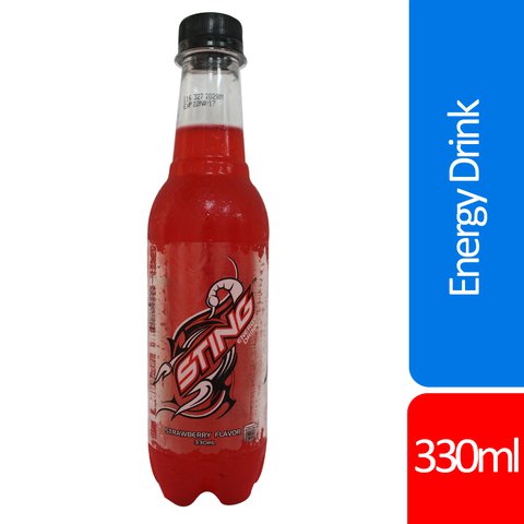 Sting Strawberry In Bottle 330 ml