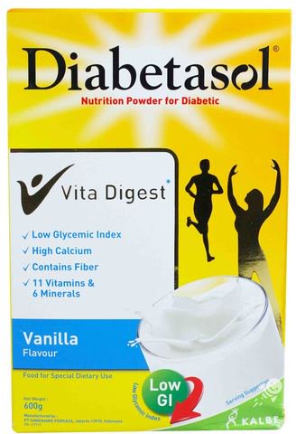 Diabetasol Milk Vanilla 600 g