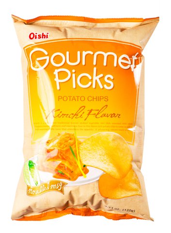 Oishi Gourmet Kimchi Potato Chips 120 g