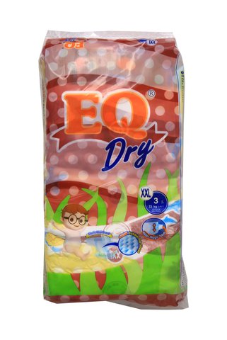 EQ Dry Baby Diaper Mini Pack - Extra Extra Large 3 pcs /pack