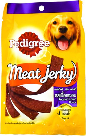 Pedigree Meat Jerky Roasted Lamp Flavor Dog Snack 80 g