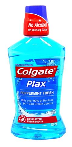 Colgate Mouthwash Plax Peppermint 500 ml