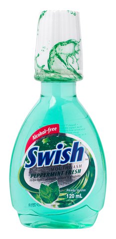 Swish Mouthwash Peppermint Fresh 120 ml