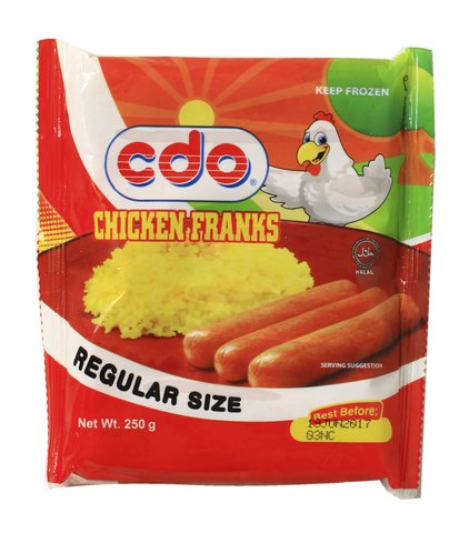 CDO Chicken Franks Regular 250 g