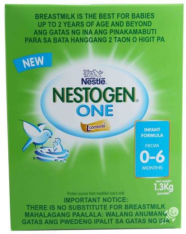 Nestogen 0-6 Months Infant Formula Milk With L Comfortis - ONE 1.3 kg
