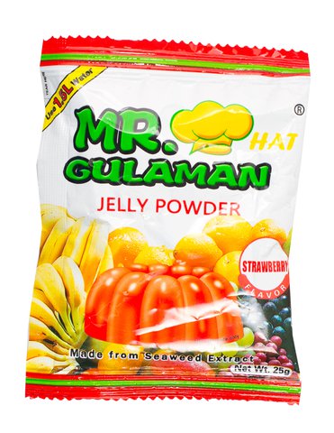 Mr. Hat Gulaman Flavored Jelly Powder - Strawberry 25 g