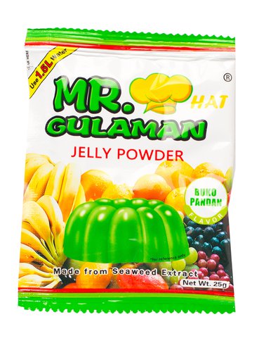 Mr. Hat Gulaman Flavored Buko Pandan 25 g
