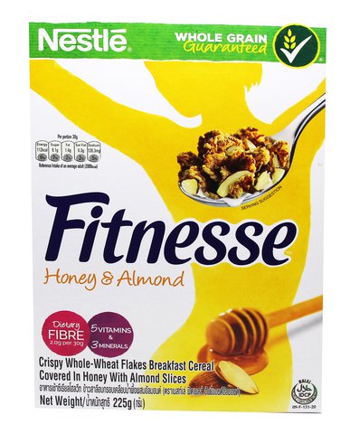 Fitnesse Honey &amp; Almonds Cereal 225 g