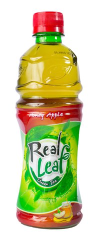 Real Leaf Honeyapple Green Tea 480 ml