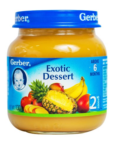 Gerber Exotic Dessert Baby Food (Above 6 Months) 130 g