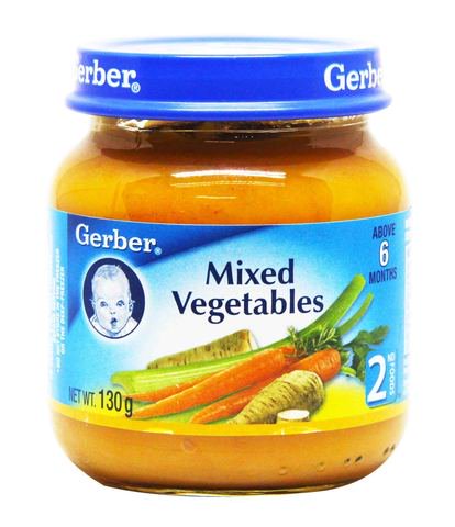 Gerber 2nd Foods Above 6 Months - Mixed Vegetables 130 g