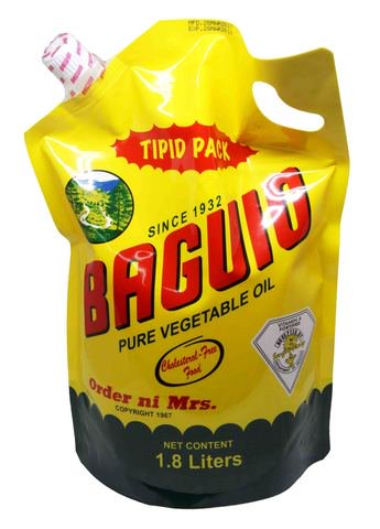 Baguio Pure Vegetable Oil Sup 1.8 l