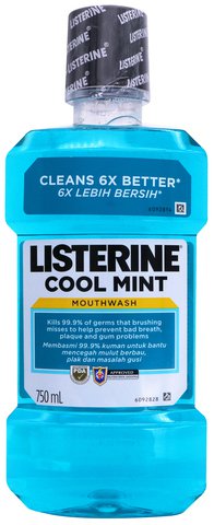 Listerine Mouthwash Cool Mint 750 ml