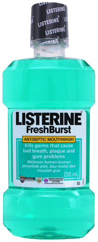 Listerine Mouthwash Fresh Burst 750 ml