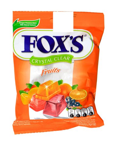 Fox's Fruits Bag Crystal Clear Candy 90 g