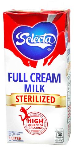 Selecta Full Cream Milk 1 l