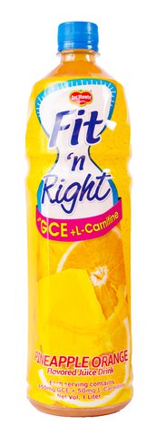 Fit 'N Right Pineapple Orange Flavored Juice Drink 1 l